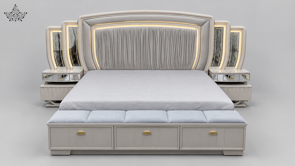 Lumière Draped Luxury Bed