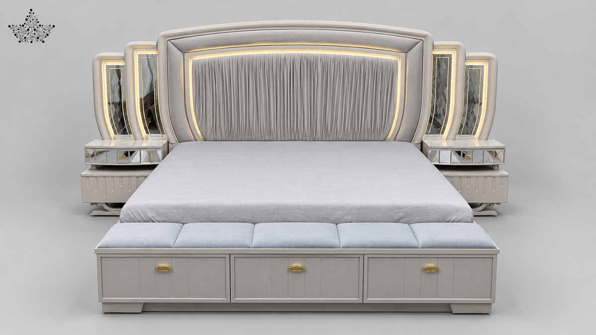 Lumière Draped Luxury Bed