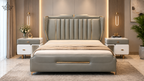 Regalia Wingback Luxury Bed