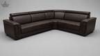 Ardas Royale Quilted Leather Sofa Set