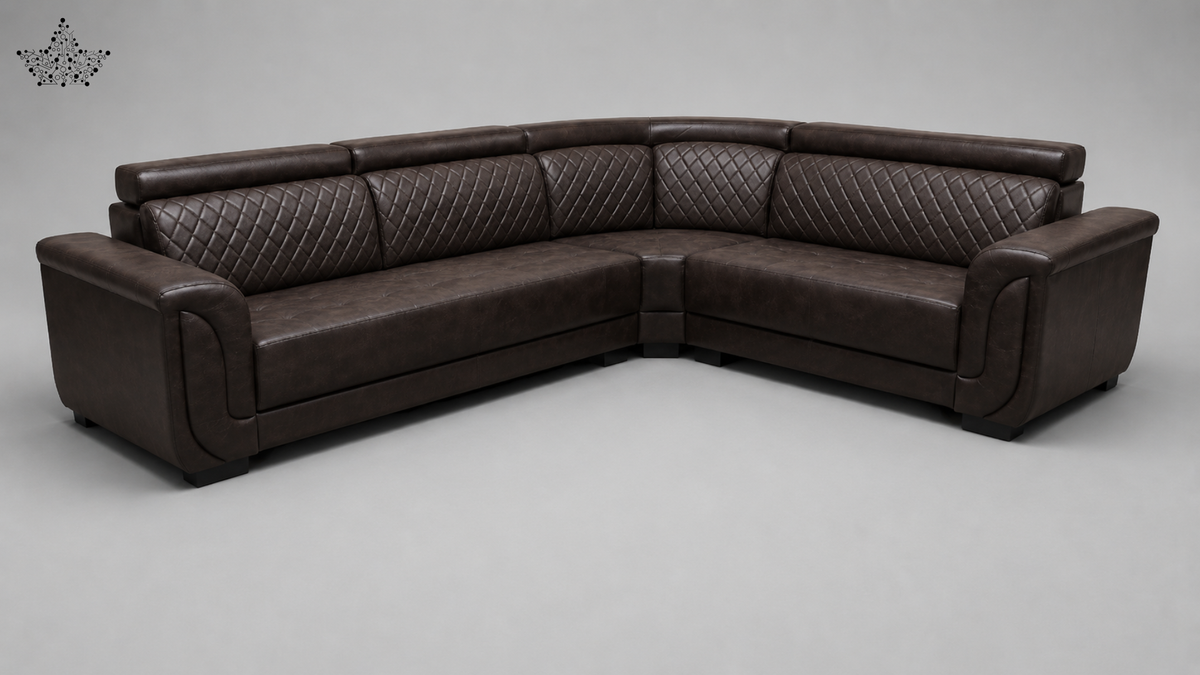 Ardas Royale Quilted Leather Sofa Set