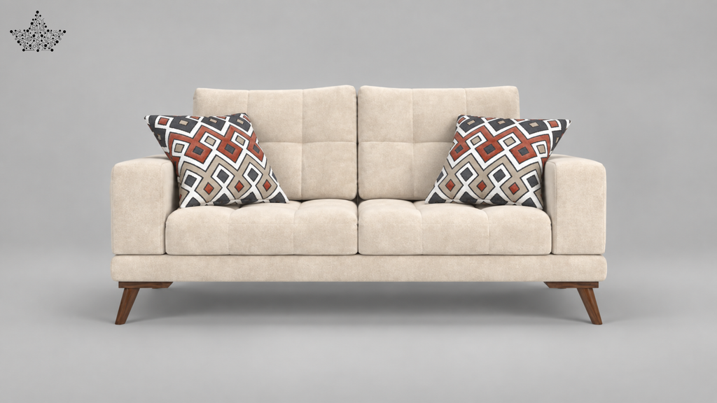 Ardas Nordic Tufted 2-Seater Sofa