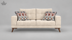 Ardas Nordic Tufted 2-Seater Sofa