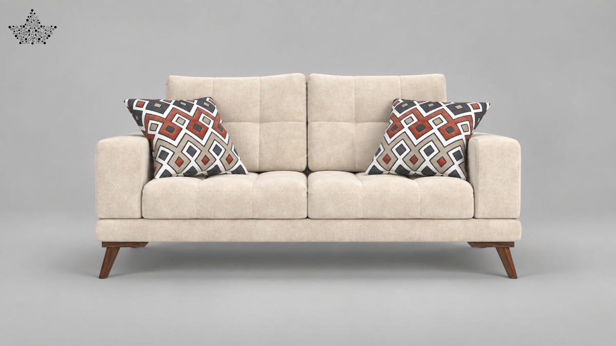 Ardas Nordic Tufted 2-Seater Sofa