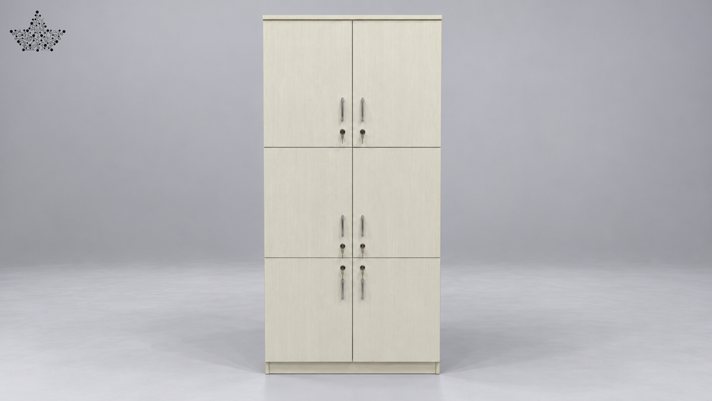 SerenStore 6-Door Wardrobe