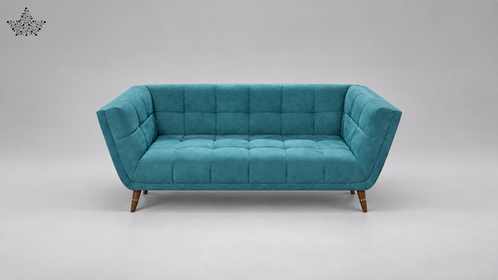 Ardas Celeste Velvet Sofa – Aqua