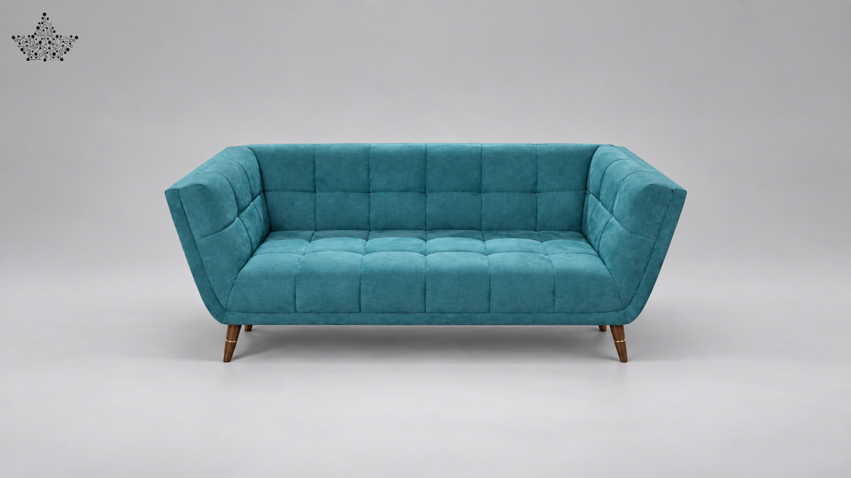 Ardas Celeste Velvet Sofa – Aqua