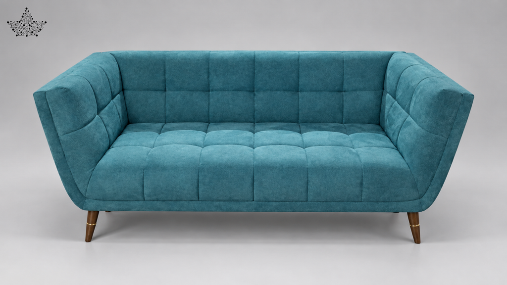 Ardas Celeste Velvet Sofa – Aqua