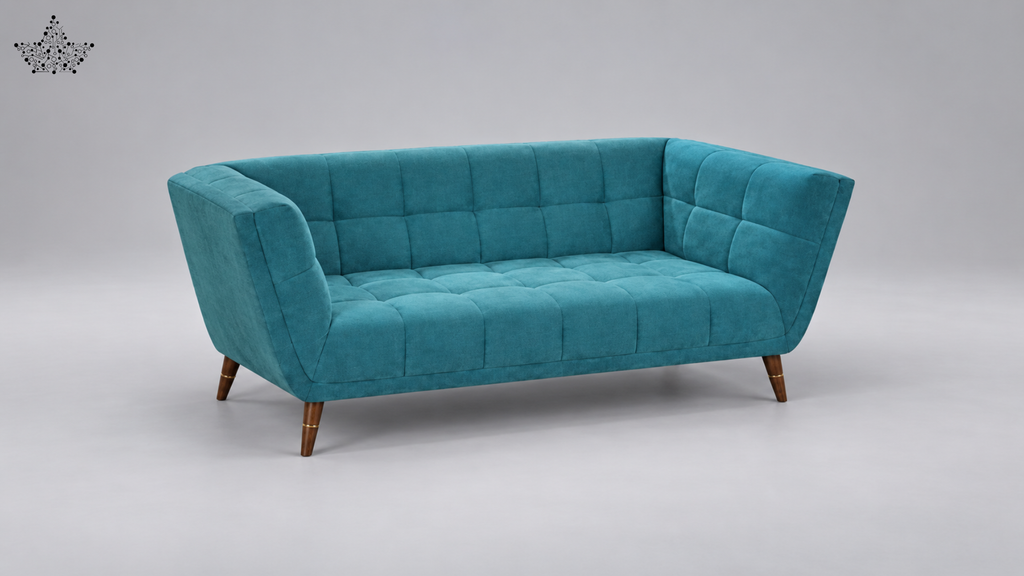 Ardas Celeste Velvet Sofa – Aqua