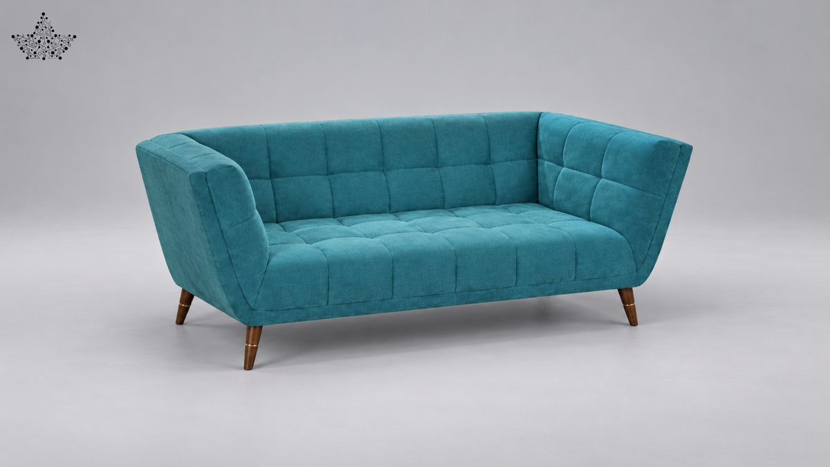 Ardas Celeste Velvet Sofa – Aqua