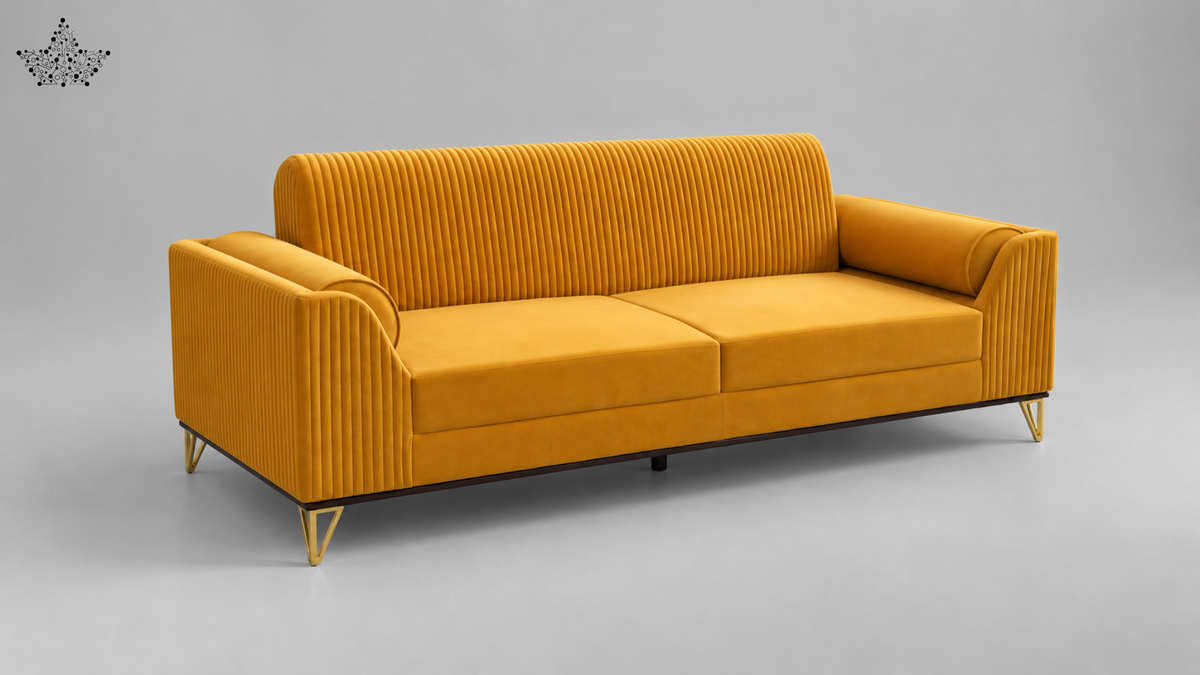 Ardas Aqua Pleat Sofa