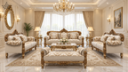 Ardas Maharaja Royal Carved Sofa Set