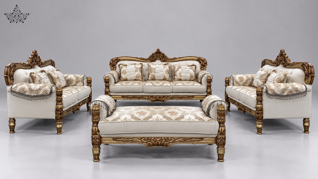 Ardas Maharaja Royal Carved Sofa Set