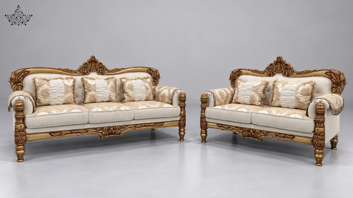 Ardas Maharaja Royal Carved Sofa Set