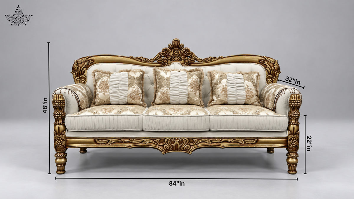 Ardas Maharaja Royal Carved Sofa Set