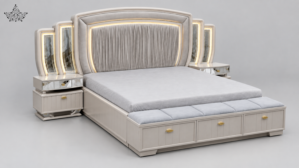 Lumière Draped Luxury Bed