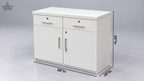Auriva Executive Desk With Side Rack