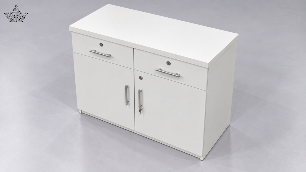 Auriva Executive Desk With Side Rack