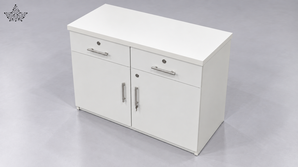 Auriva Executive Desk With Side Rack