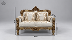 Ardas Maharaja Royal Carved Sofa Set