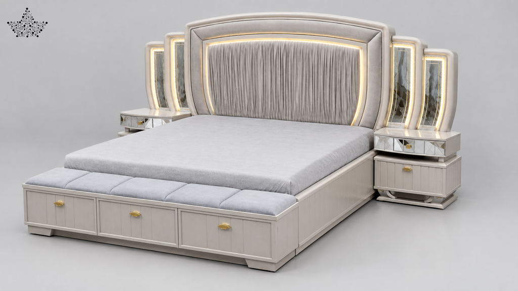 Lumière Draped Luxury Bed