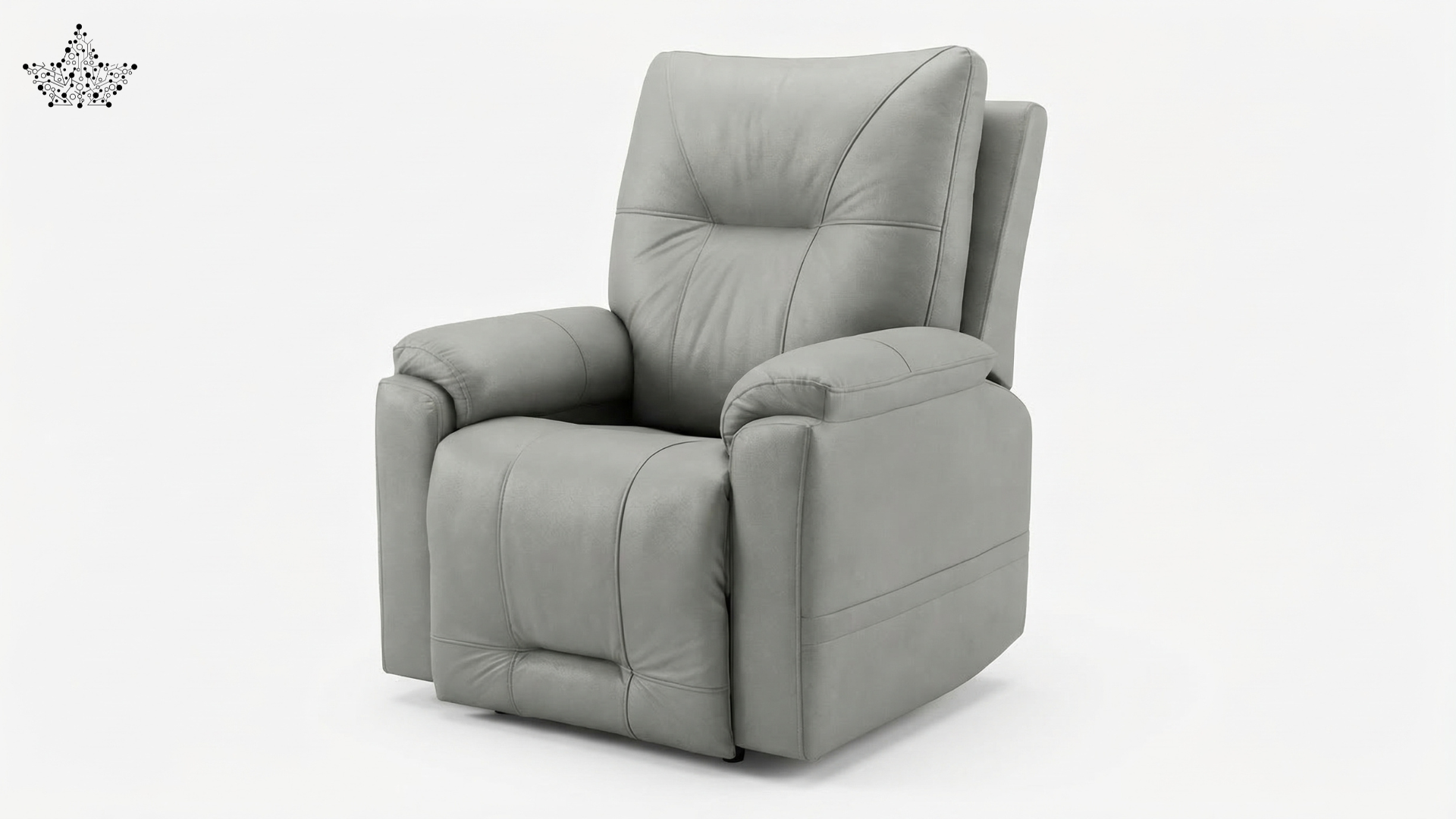 Electronic Recliner With USB Port Fabric Suede Leather