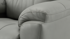 Electronic Recliner With USB Port Fabric Suede Leather