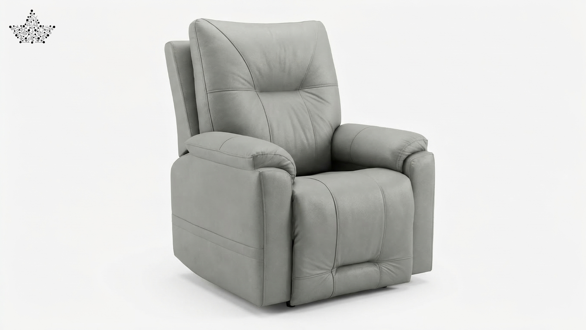 Electronic Recliner With USB Port Fabric Suede Leather