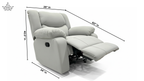 Motorise Soft Leather Recliner
