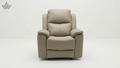 Motorized Soft Leather Recliner