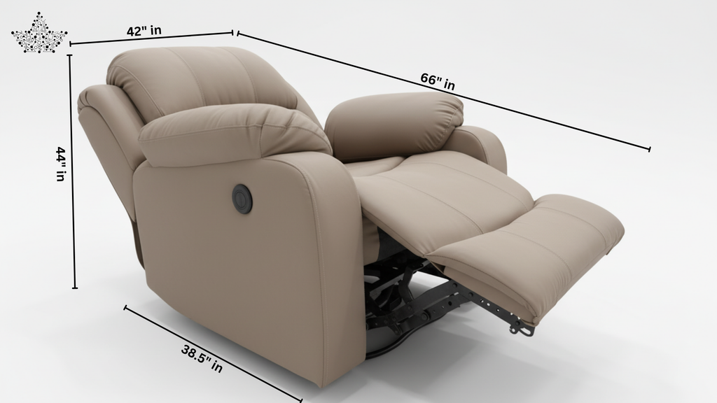 Manual Rocking Revolving Recliner
