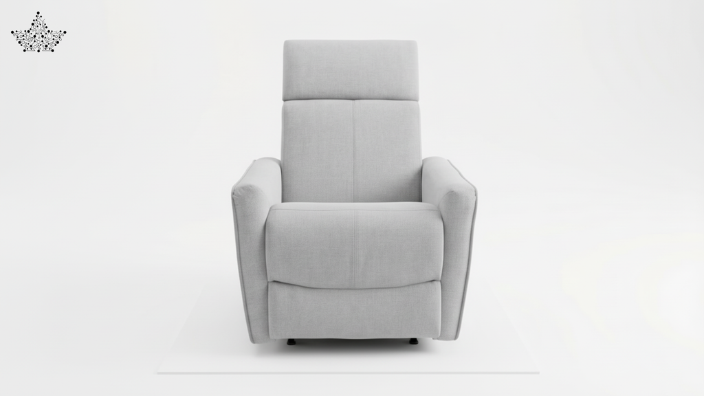 Rocking Revolving Recliner | Fabric Cotton Suede
