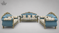 Blue Royal Carvin Sofa