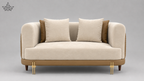 Elara Gold Sofa