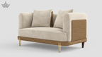 Elara Gold Sofa