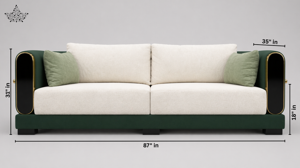 Green Lam Sofa
