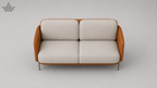 Luxe Slate Sofa