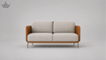 Luxe Slate Sofa