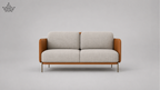 Luxe Slate Sofa