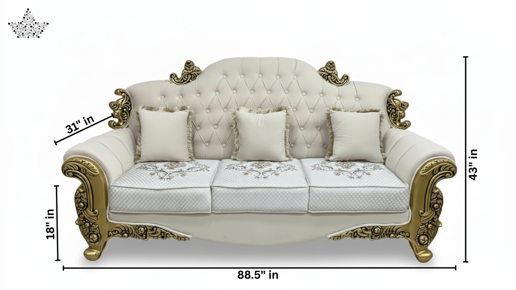 Florentine Gold Sofa Set