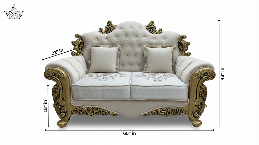 Florentine Gold Sofa Set