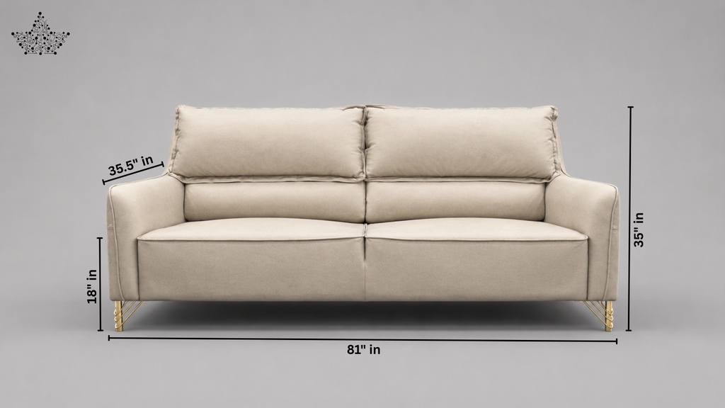 Polofill Leather Sofa Set