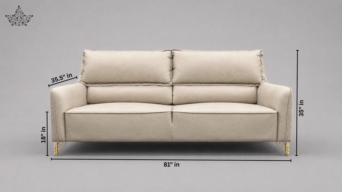 Polofill Leather Sofa Set