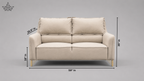Polofill Leather Sofa Set
