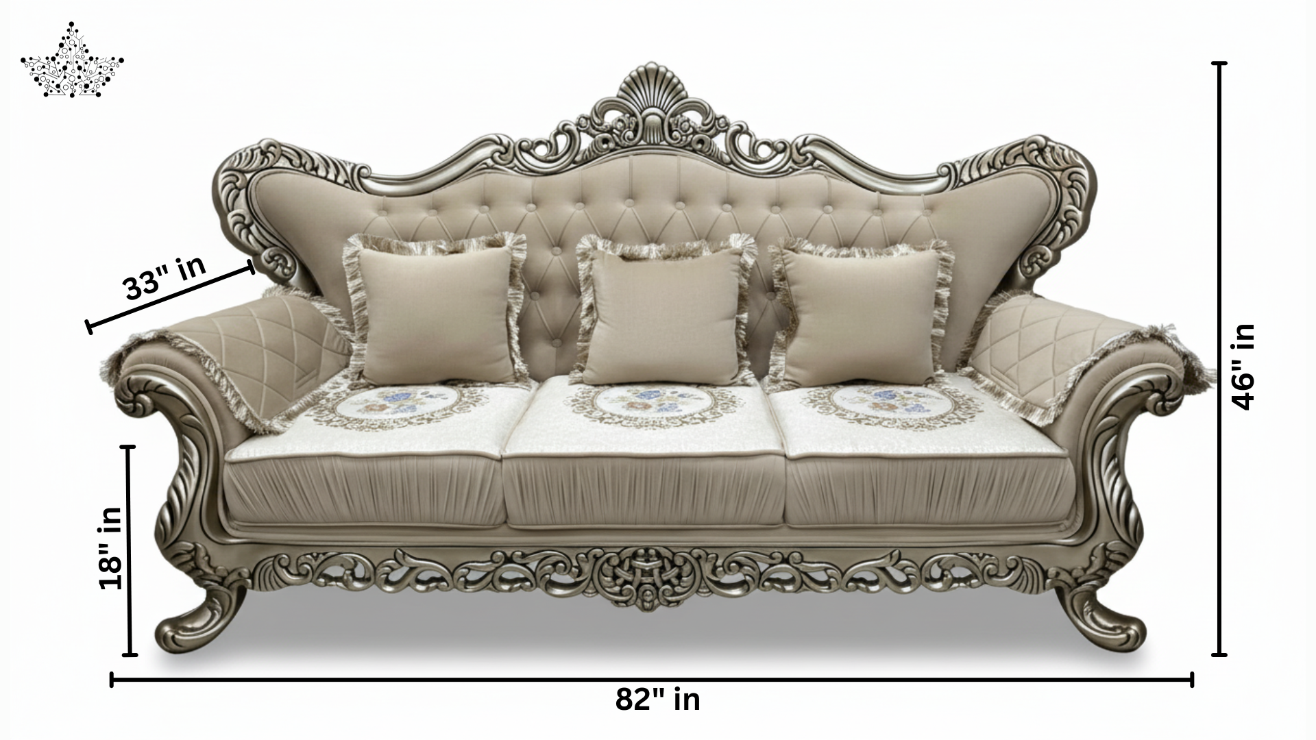 Crown Jewel Sofa Set