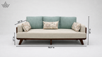 Lux Wood Sofa