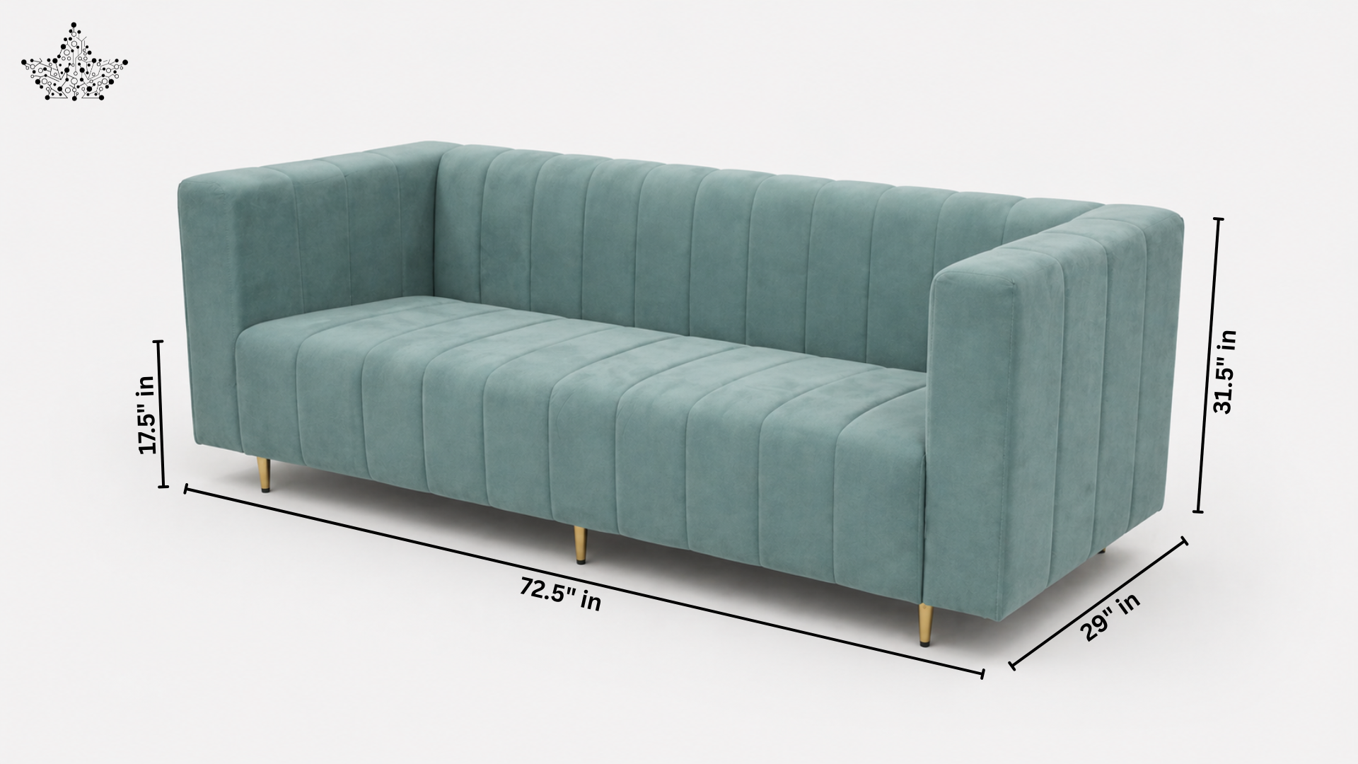Celeste Channel Sofa