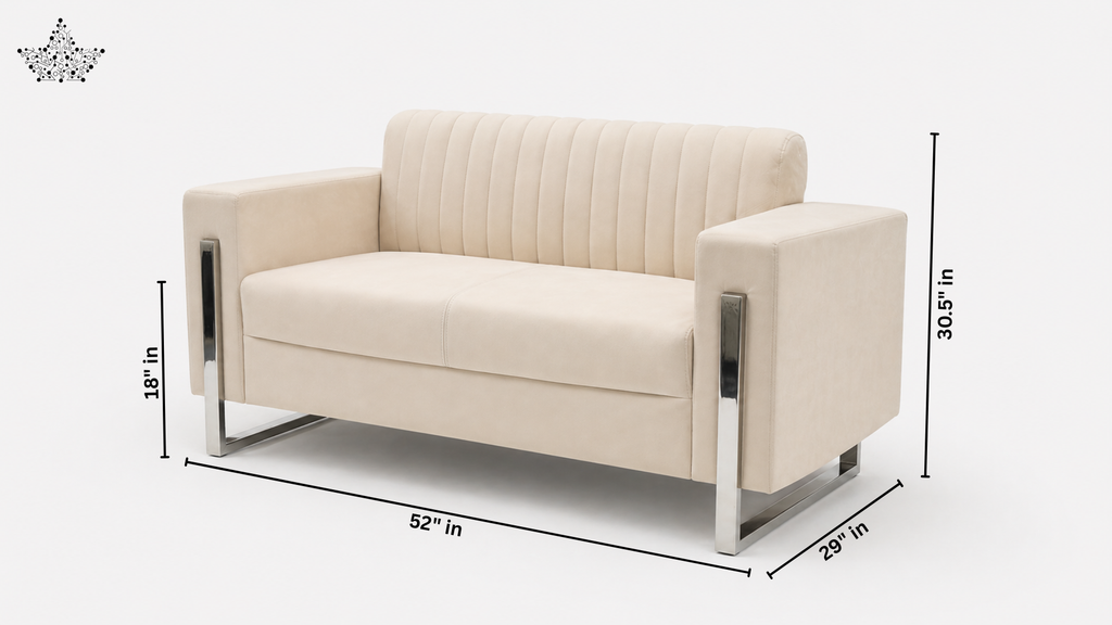 Creme Channel Sofa