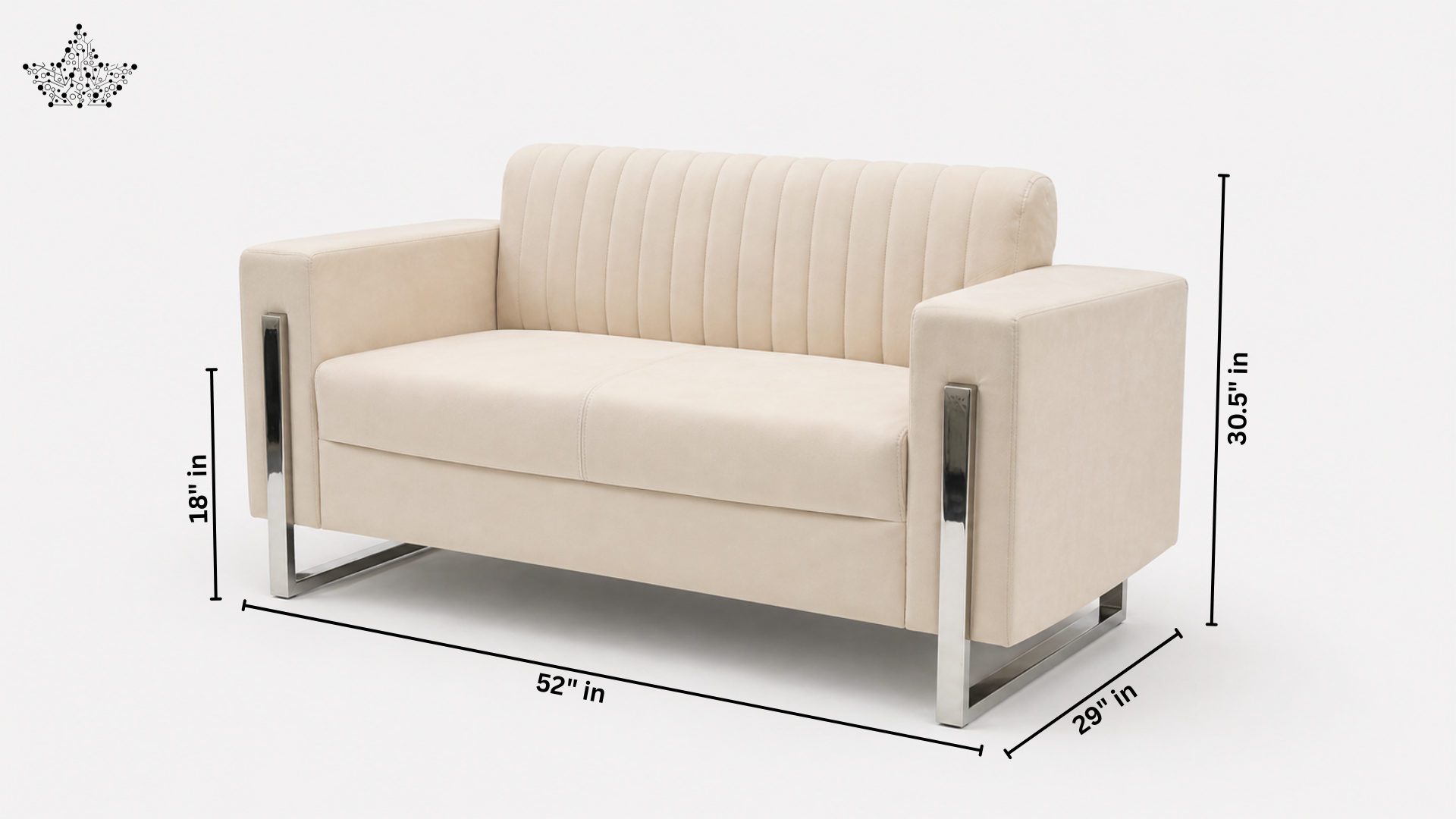 Creme Channel Sofa