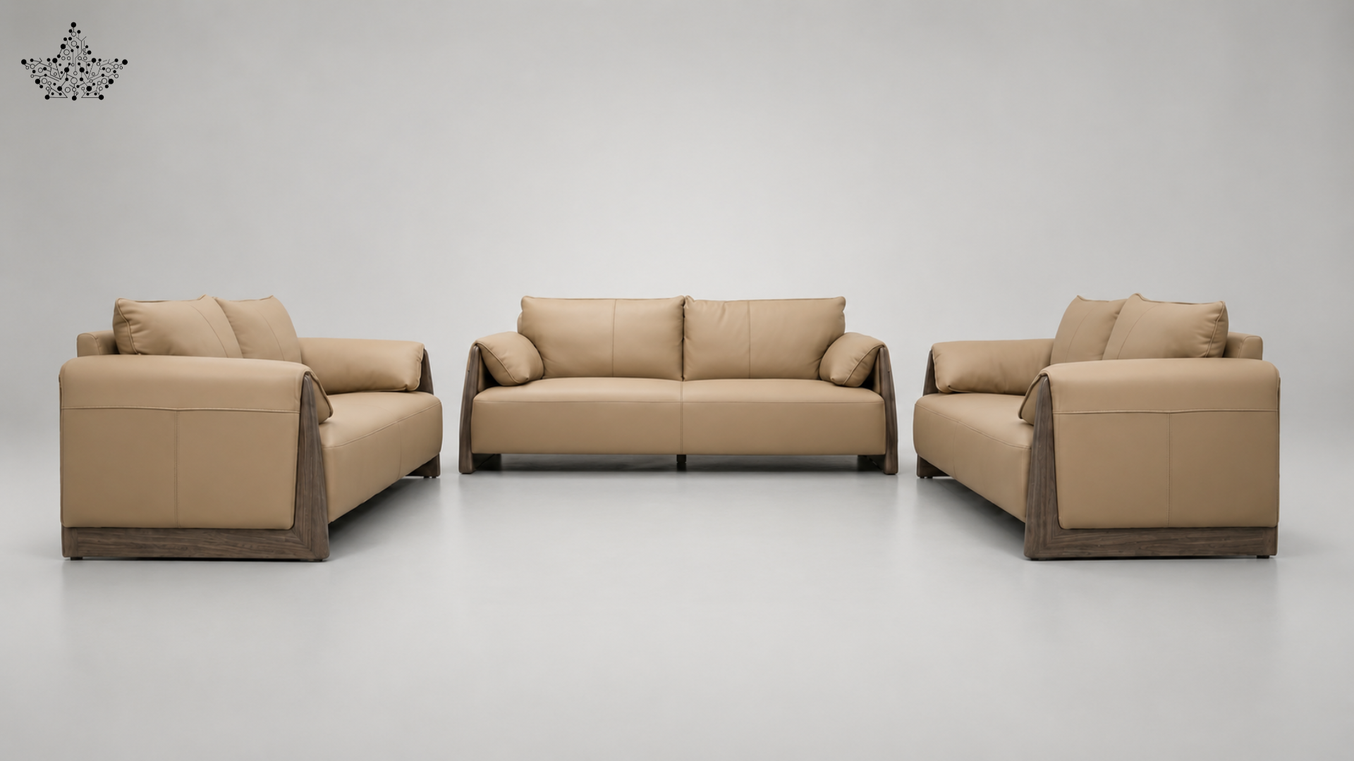 Aria Premium Leather Sofa Set
